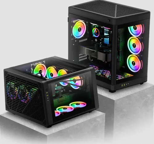 CASE GAMDIAS NESO P1 B CANESOP1BLGA – FULL TOWER | HỖ TRỢ E-ATX | GPU 426MM